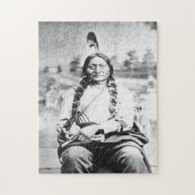 Sitting Bull Jigsaw Puzzle (Vertical)