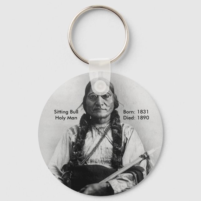 Sitting Bull Key Ring (Front)