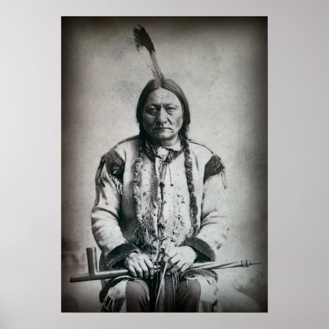 SITTING BULL LAKOTA CHIEF 1884 POSTER (Front)