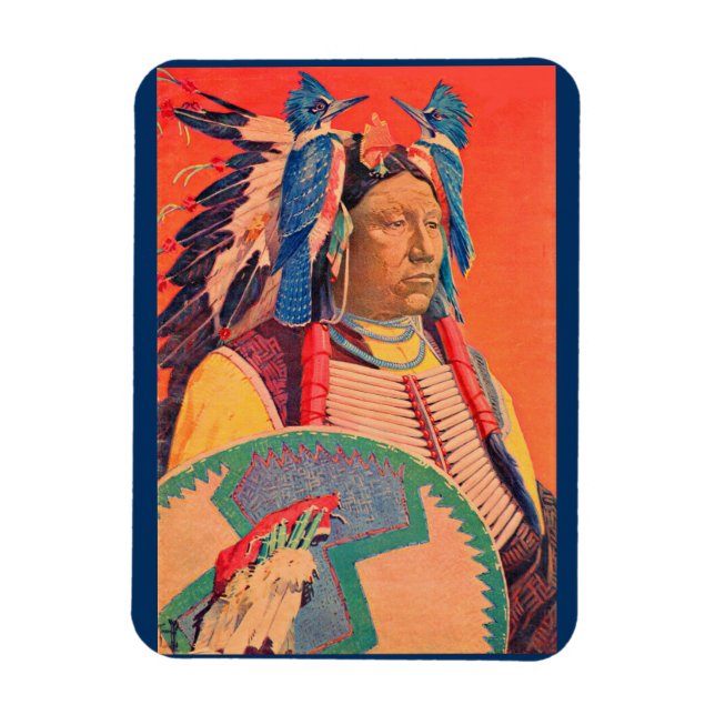 Sitting Bull Magnet (Vertical)