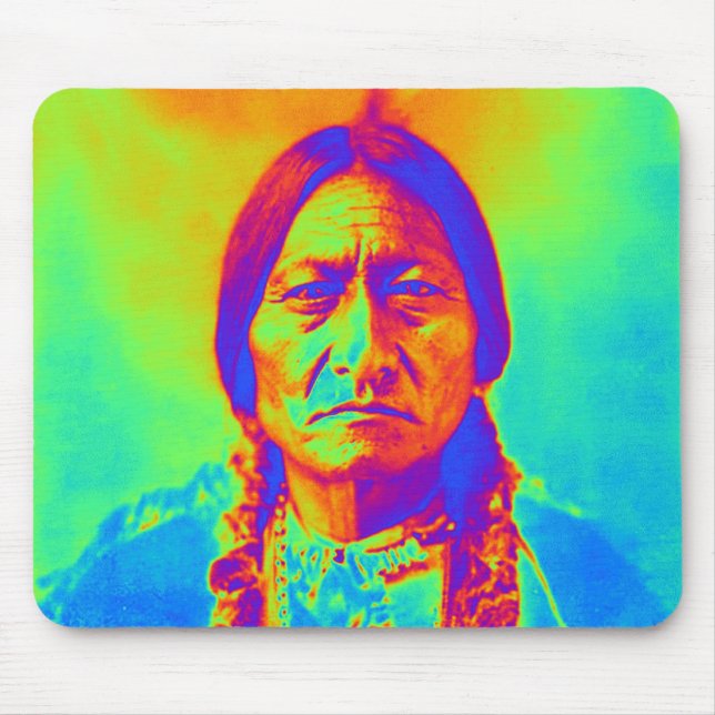 Sitting Bull Mouse Mat (Front)