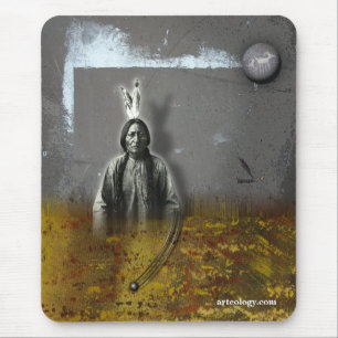 SITTING BULL MOUSE MAT