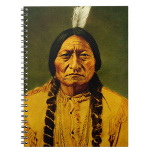 Sitting Bull Native American First Nations Chief Notebook