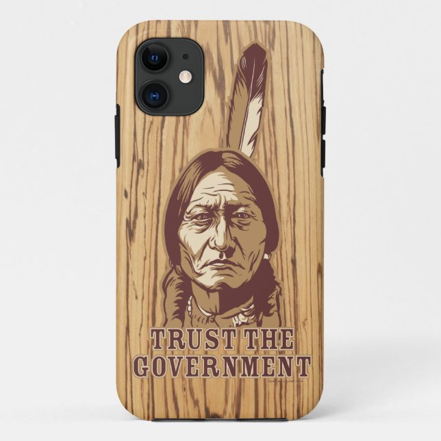 Sitting Bull Satire Phone Case (Back)