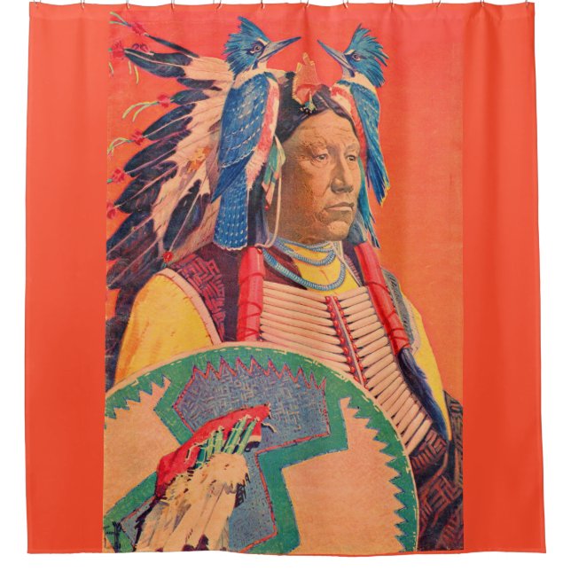 Sitting Bull  Shower Curtain (Front)