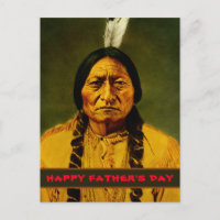Sitting Bull Tribal Native American Father's Day