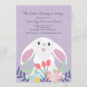 Sitting Bunny Invitation