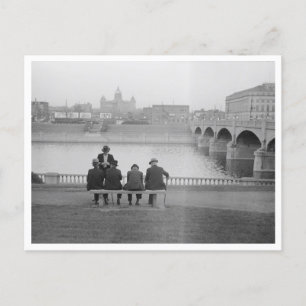 Sitting By The River Postcard