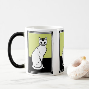 Sitting Cat Julie de Graag Art Nouveau Magic Mug