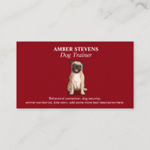 Sitting Doggie Business Card