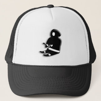 Sitting Eskimo Man Trucker Hat