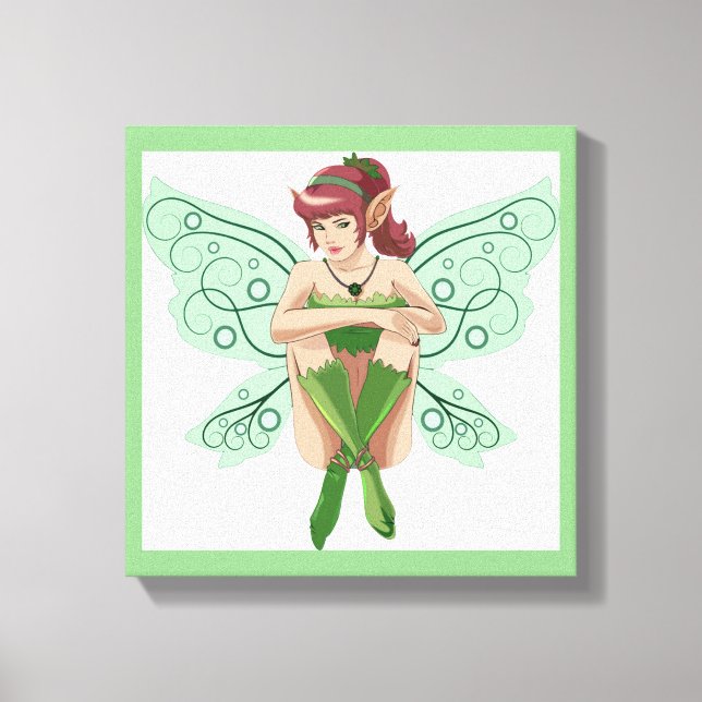 SITTING FAIRY CANVAS PRINT (Front)
