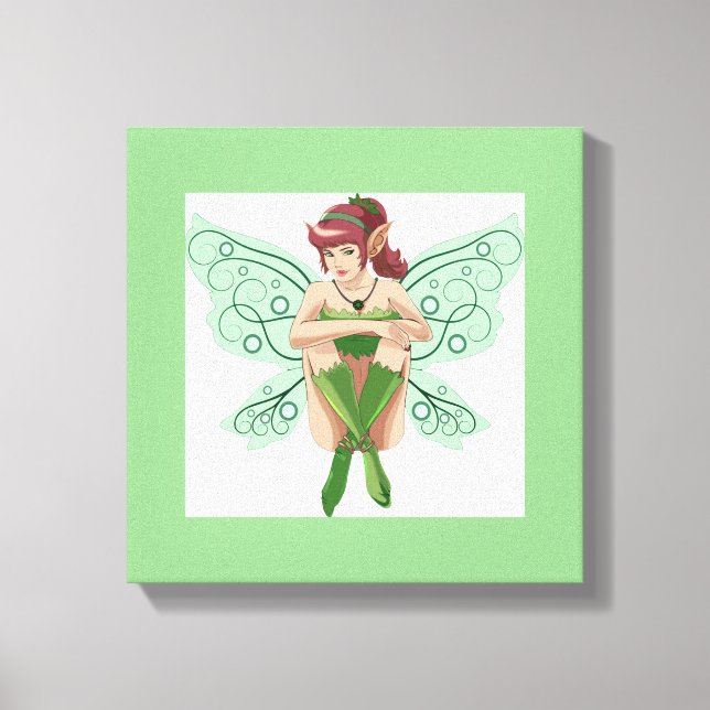 SITTING FAIRY CANVAS PRINT (Front)