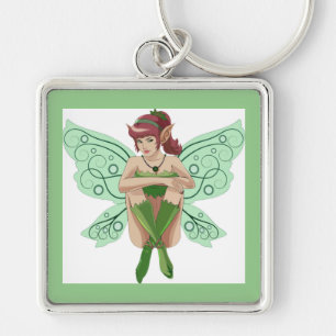 SITTING FAIRY KEY RING