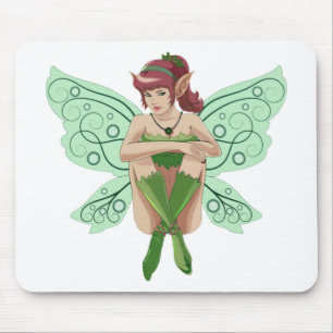 SITTING FAIRY MOUSE MAT