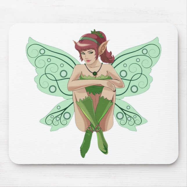 SITTING FAIRY MOUSE MAT (Front)