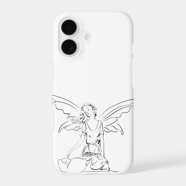 Sitting Fairy with Wings... (Back)