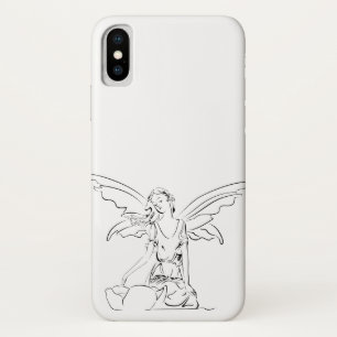 Sitting Fairy with Wings... iPhone X Case