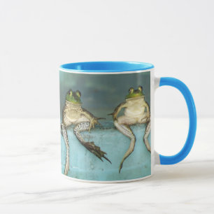 Sitting Frogs Mug