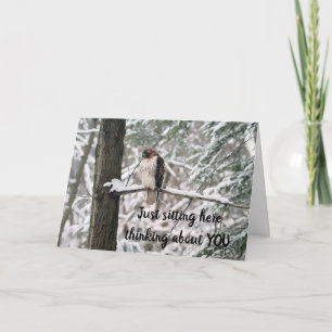 SITTING HERE THINKING OF "YOU" ON YOUR "BIRTHDAY" CARD