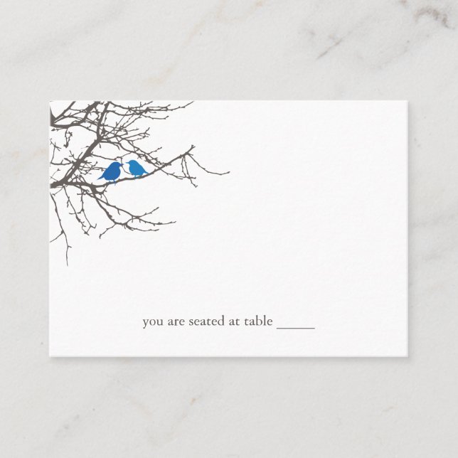 Sitting in a Tree Flat Place Card (Front)