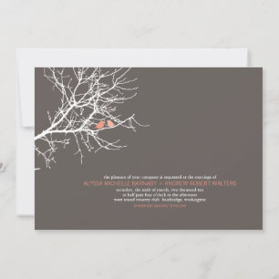 Sitting in a Tree Wedding Invitation