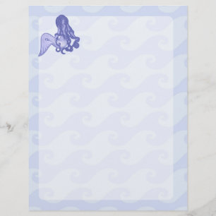 Sitting Mermaid Blue Flyer