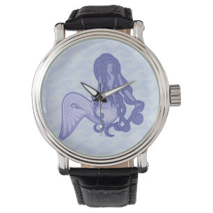 Sitting Mermaid Blue Watch