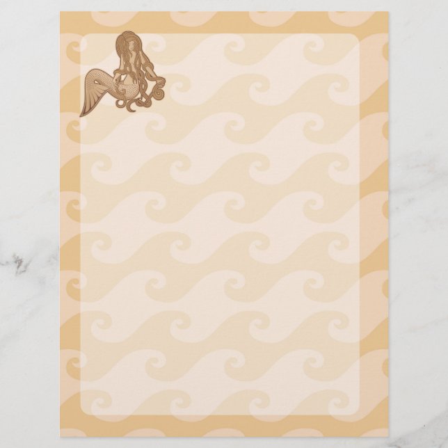 Sitting Mermaid Flyer (Front)