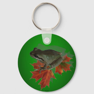 Sitting On Leaves Keychain