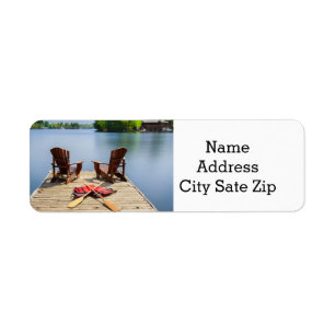 ***SITTING ON THE DOCK*** RETURN ADDRESS LABEL