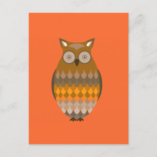 Sitting Owl Postcard