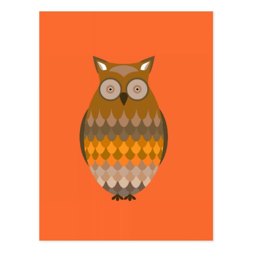 Image of Sitting Owl Postcard