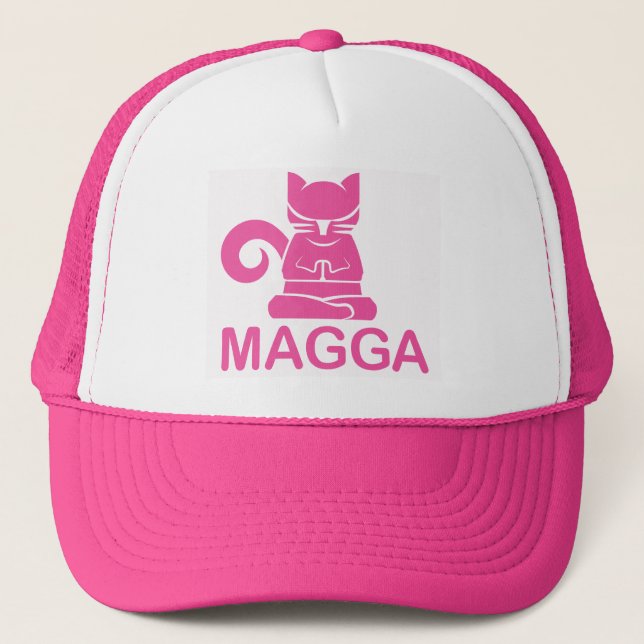 Sitting Pink Pussy MAGGA Hat (Front)