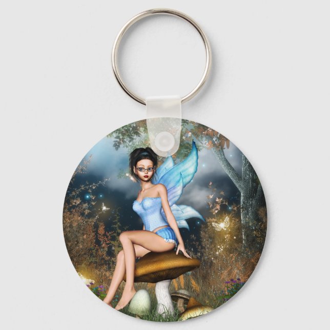 Sitting Pretty Fairy Key Ring (Front)