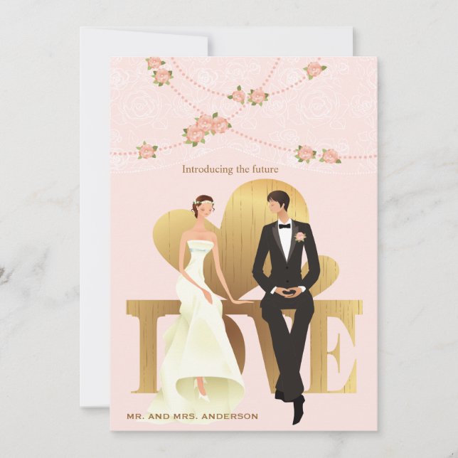 Sitting Pretty Invitation (Front)