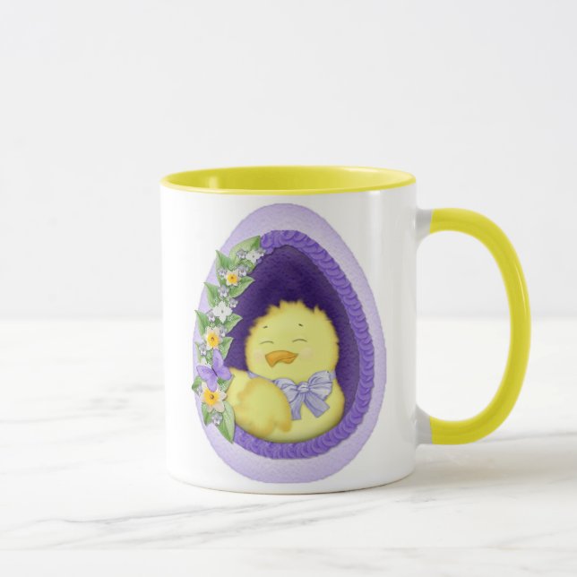 Sitting Pretty Window Egg Mug (Right)