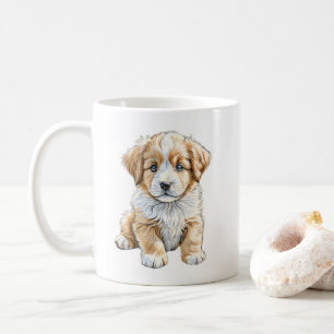 Sitting Puppy Dog Mug
