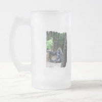 Sitting Silverback Gorilla Frosted Mug