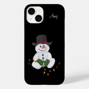 Sitting Snowman  Case-Mate iPhone 14 Case