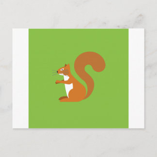 Sitting Squirrel Postcard