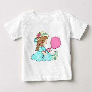 Sitting Suzie Birthday Girl Design 2 Baby T-Shirt