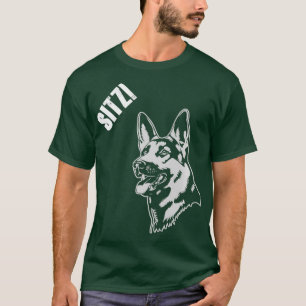 Sitz Schutzhund Protection dog in German Dog T-Shirt