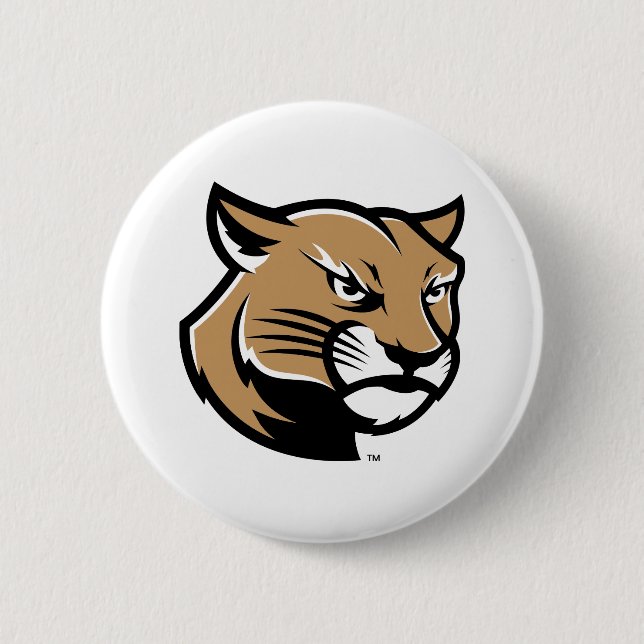 SIUE Cougars 6 Cm Round Badge (Front)