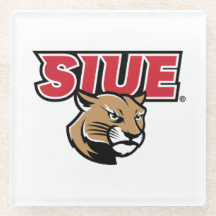 SIUE Cougars Glass Coaster