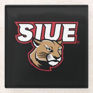 SIUE Cougars Glass Coaster