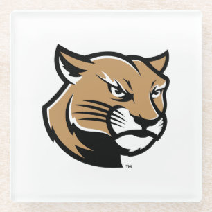 SIUE Cougars Glass Coaster