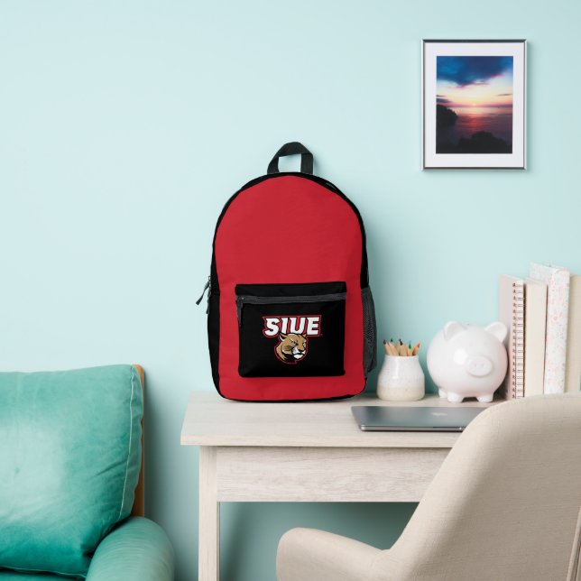 SIUE Cougars Printed Backpack (Insitu)