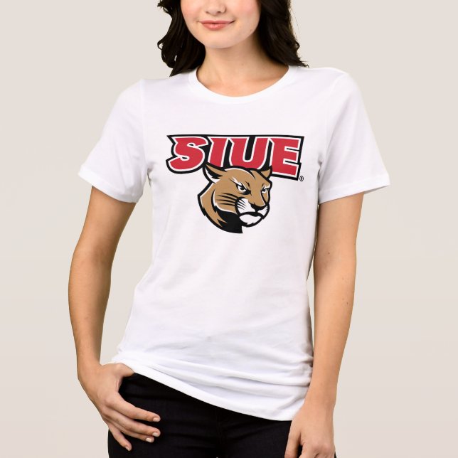 SIUE Cougars Tri-Blend Shirt (Front)