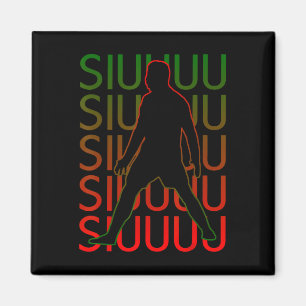 Siuuu Footll Soccer Gifts For Soccer Lovers Fans K Magnet